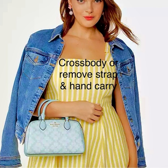 kate spade Crossbody/handbag PVC Leather Dolly Duffle New/w Tags Original Pkg - Picture 5 of 16